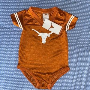 Texas Longhorn Jersey Onesie